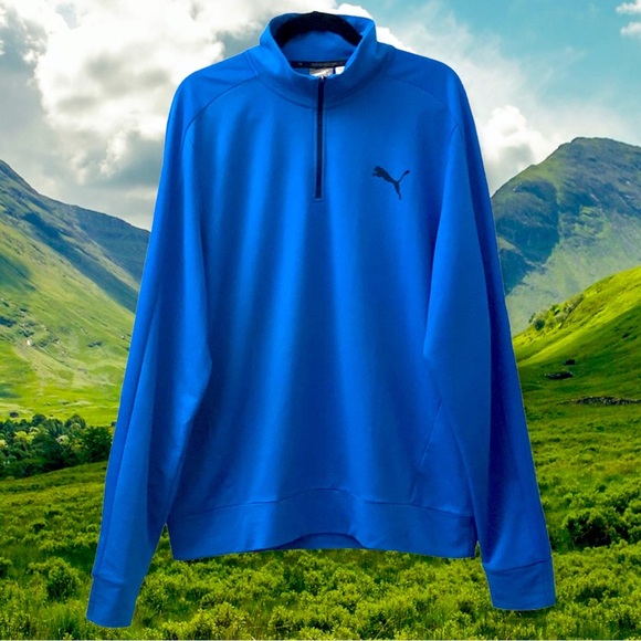 PUMA 1/4 ZIP PULLOVER, XL, UNISEX, W/HIDDEN THUMB HOLES - Picture 3 of 15